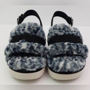 Ugg Koolaburra Fuzzed Out Faux Fur Sandals